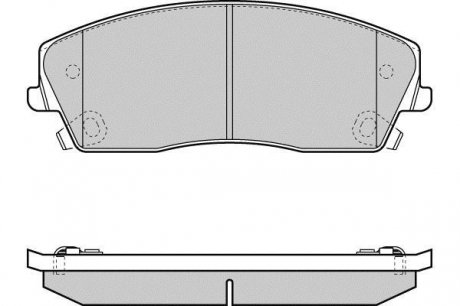 Гальмівні колодки дискові перед. Chysler 300 / Chrysler 300C / Dod E.t.f. 12-1389 (фото 1)