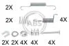 Р-кт колодок ручного тормоза Mitsubishi Outlander 06-12 A.B.S. 0010Q (фото 1)