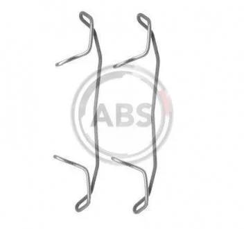 Комплектуючі, колодки дискового гальма A.B.S. 1123Q (фото 1)