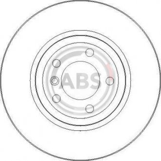 Диск гальмівний A.B.S. 17025