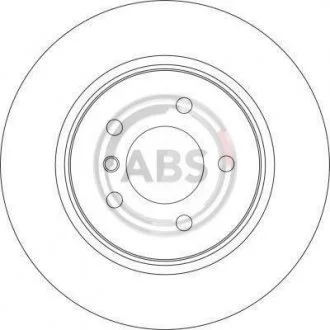 Диск гальмівний A.B.S. 17026