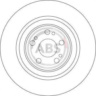 Диск тормозной A.B.S. 17037