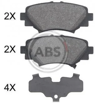 Колодки гальмівні задні. Mazda 3 16- A.B.S. 35032
