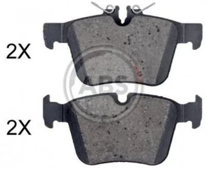 Тормозные колодки дисковые (1 к-т) A.B.S. 35073