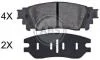 KLOCKI HAMULC. LEXUS NX  14- TY? 35097