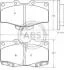 Колодки гальмівні пров. Land Cruiser/Hilux/4 Runner/Taro 89- 36724