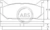 Тормозные колодки зад. Mazda 626 91-02 (akebono) 36796