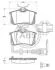 Тормозные колодки зад. Caddy III/IV/Passat/Audi A4/A6 (Lucas) A.B.S. 37334 (фото 1)