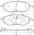 Тормозные колодки перед. Subaru Legacy IV/Outback 03- (akebono) 37502