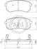 Тормозные колодки зад. Hyundai Accent/Kia Rio/Ceed 05- (mando) 37515
