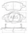 Тормозные колодки перед. Toyota Auris 07-12 (bosch) (136,7x57,9x19,2) A.B.S. 37620 (фото 1)