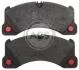 Комплект тормозных колодок, дисковый тормоз 37695