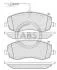 Колодки тормозные пер. С8 06- A.B.S. 37734 (фото 1)