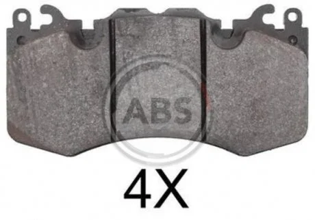 Комплект тормозных колодок, дисковый тормоз A.B.S. 37801 (фото 1)