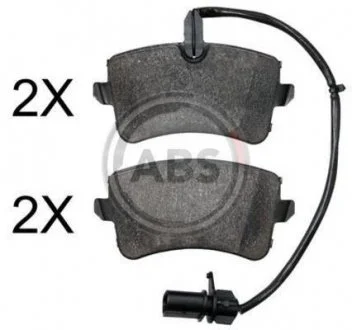 Тормозные колодки дисковые A.B.S. 37830