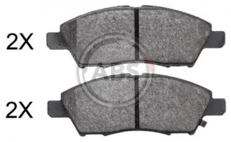 Тормозные колодки дисковые (1 к-т) A.B.S. 37891