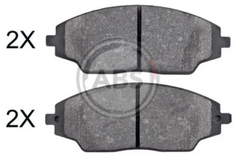 Гальмівні колодки дискові (1 к-т) A.B.S. 37987 (фото 1)