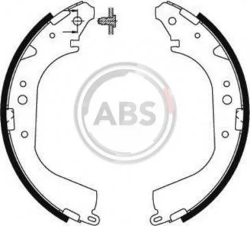 Комплект тормозных колодок A.B.S. 8581 (фото 1)