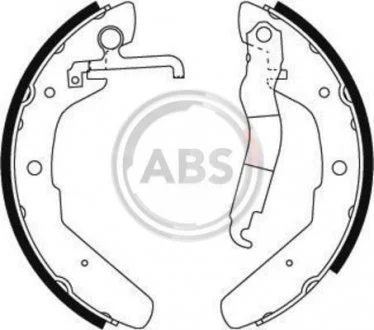 Колодки тормозные задн. Transporter/Multivan/Vanagon/Caravelle/Campmobile 79-92 A.B.S. 8801