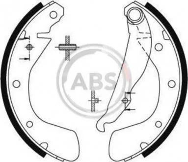 Тормозные колодки барабан (1 к-т) A.B.S. 8884