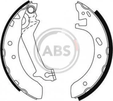 Комплект колодок гальмівних A.B.S. 8896 (фото 1)