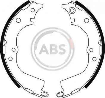 Комплект тормозных колодок A.B.S. 8944 (фото 1)