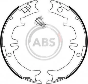 Колодки ручного тормоза Lexus RX/IS/GS 93-08, Avensis/Previa/Rav4 90-06 A.B.S. 9114
