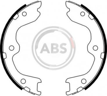 Комплект гальмівних колодок, стоянкова гальмівна система A.B.S. 9231