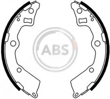 Комплект колодок гальмівних A.B.S. 9233