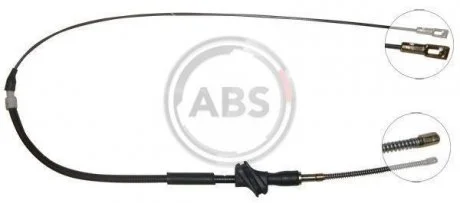Трос ручного тормоза Audi 80 (80-91) Пр. A.B.S. K10138
