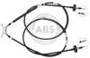 Трос ручного гальма зад. Astra G 98- (диск) (1593/1400x2) (Bosch) K12046