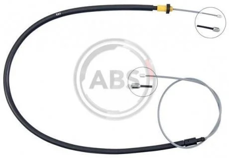 Фото 1 - трос ручного гальма A.B.S. K14080 Трос ручного гальма A.B.S. K14080 (фото 1)