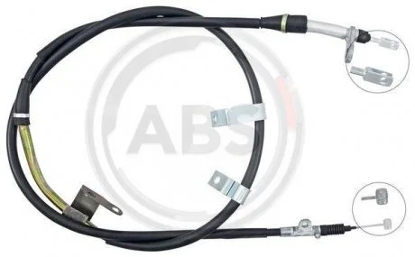Трос ручного тормоза левый A.B.S. K14142