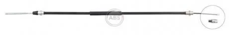 Трос ручного гальма зад. 406 95- Л. (диск) (695/492) A.B.S. K15577