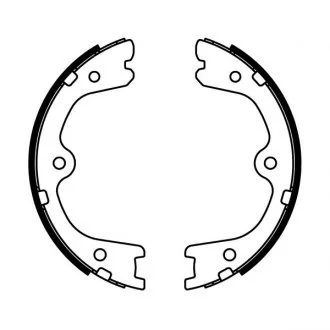 Тормозные колодки, барабанные ABE C01064ABE