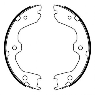 Гальмівні колодки, барабанні ABE C01067ABE (фото 1)