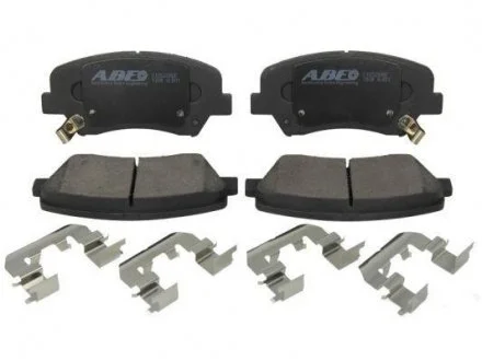 Колодки тормозные дисковые передн, Hyundai Accent, i20; Kia Rio 11- ABE C10529ABE