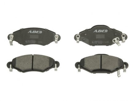 Комплект гальмівних колодок, дискове гальмо ABE C12103ABE (фото 1)
