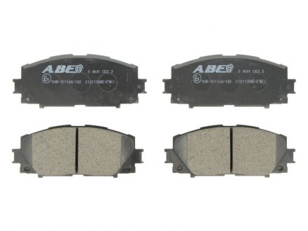 Тормозные колодки, дисковые. ABE C12113ABE (фото 1)