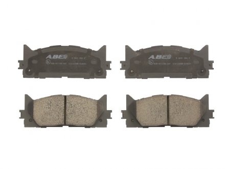 Колодки тормозные дисковые передн, Lexus ES; Toyota Avalon, Camry 05- ABE C12120ABE (фото 1)