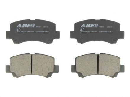 Тормозные колодки, дисковые. ABE C18002ABE (фото 1)
