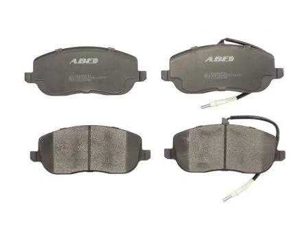 Колодки тормозные дисковые передние, комплект ABE C1C043ABE