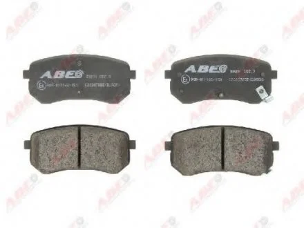 Тормозные колодки, дисковые. ABE C20307ABE