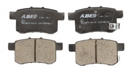 Тормозные колодки, дисковые. ABE C24017ABE