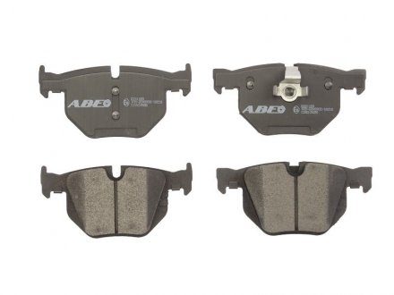 Колодки тормозные дисковые задние, комплект ABE C2B019ABE (фото 1)