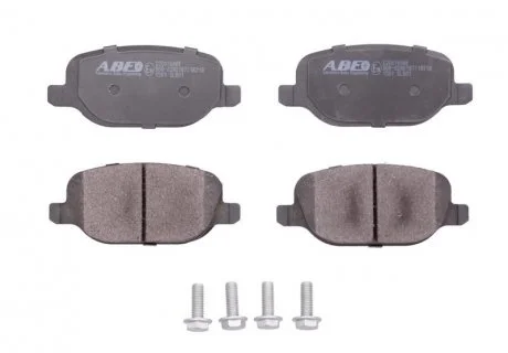 Комплект тормозных колодок, дисковый тормоз ABE C2D010ABE
