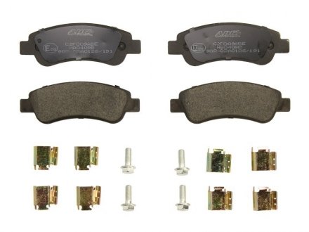 Тормозные колодки зад дисковые комплект Citroen Jumper 06-14, Fiat Ducato 06-14, Peugeot Boxer 06-14 ABE C2F009ABE (фото 1)