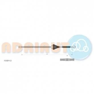 Тросик гальма стоянки ADRIAUTO 13.0211.2