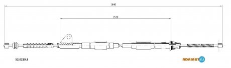 Трос зупиночних гальм ADRIAUTO 52.0219.1