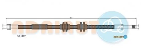 Тормозной шланг VW T5 пер. ADRIAUTO 55.1267